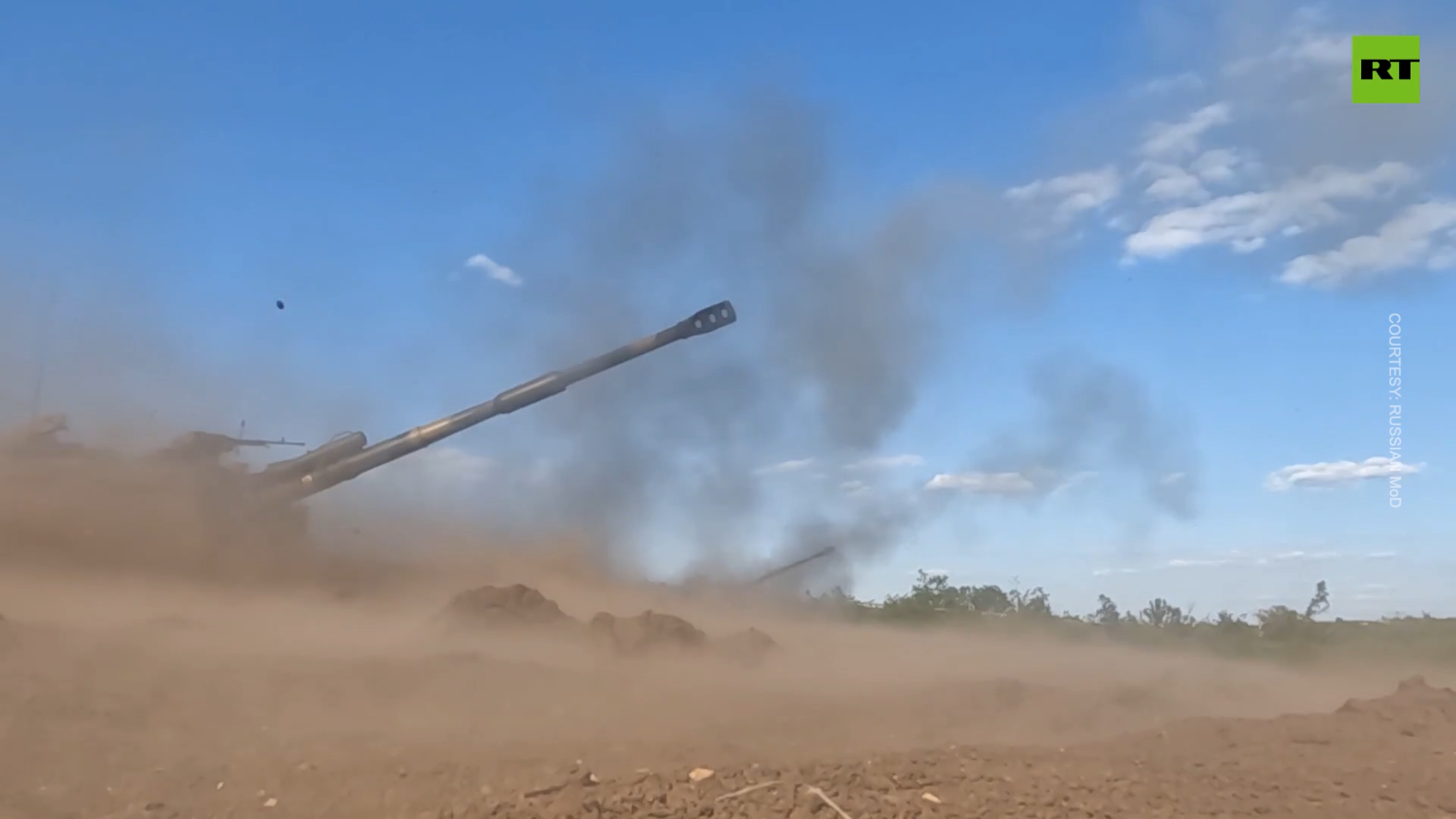 Msta-S self-propelled howitzer on duty in Ukraine