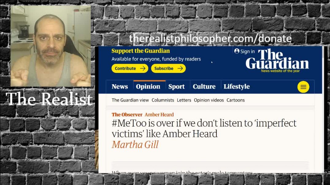 We "Must" Believe Amber Turd, Or #METOO Is Dead!