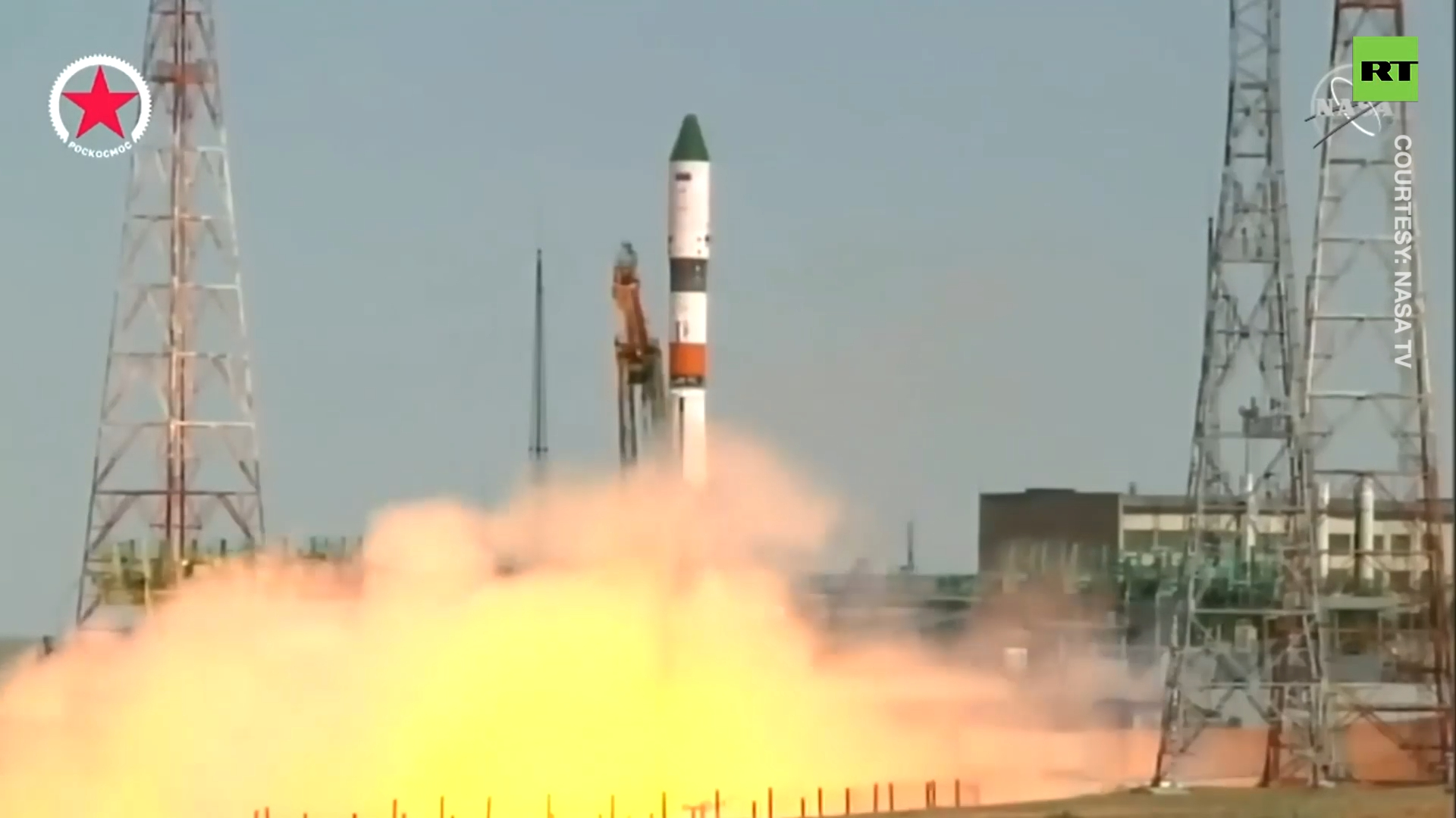 Soyuz-2.1a rocket with Progress 81P spacecraft launches to ISS