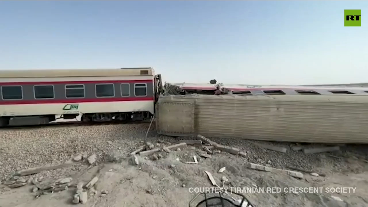 Rescue op underway at train-crash scene in Iran