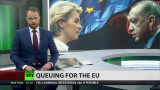 Further away: Turkey is still waiting for its EU membership card