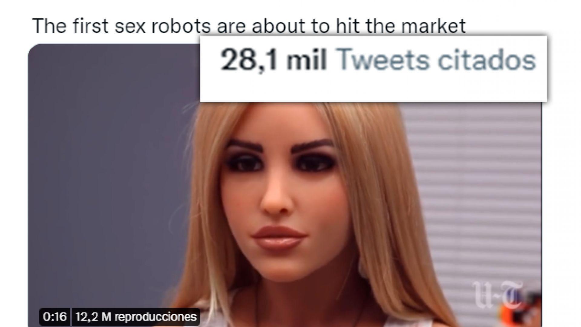 Reacciones de Twitter al Robot Sensual #IA #artificialintelligence #robot #love #dolls #twitter