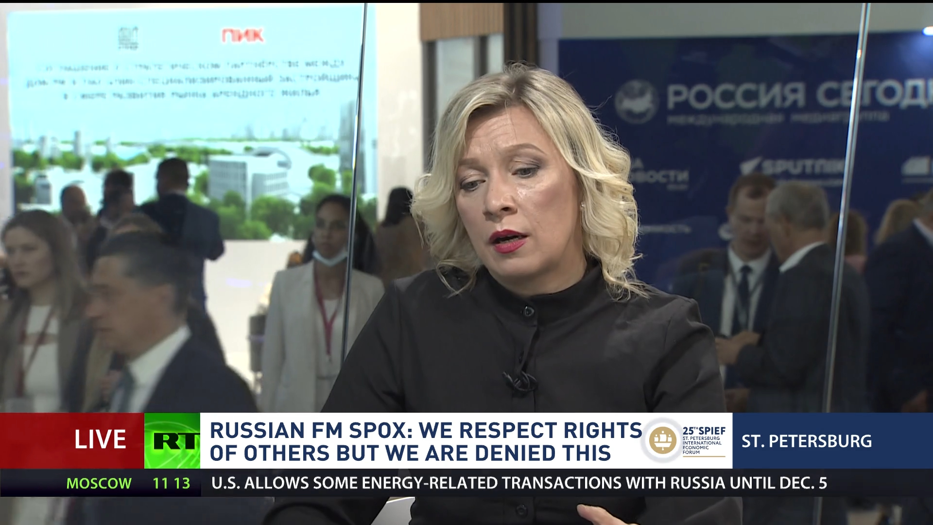 Russian FM spokeswoman Maria Zakharova speaks to RT at SPIEF 2022 [EXCLUSIVE]