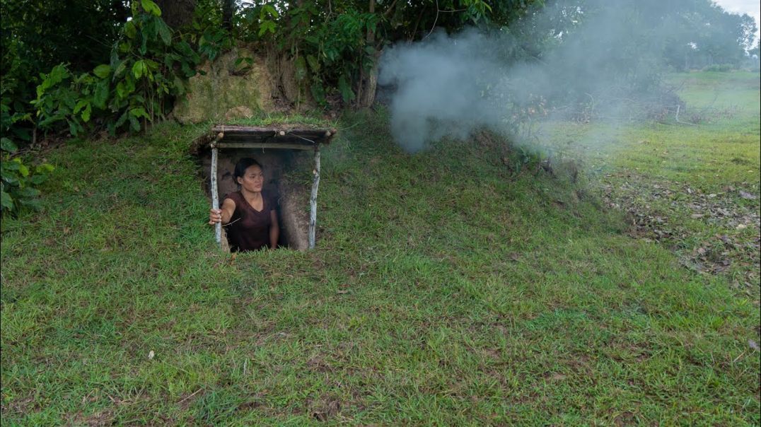 Girl Living Off Grid Built The Most Secret Underground Tunnel Shelter