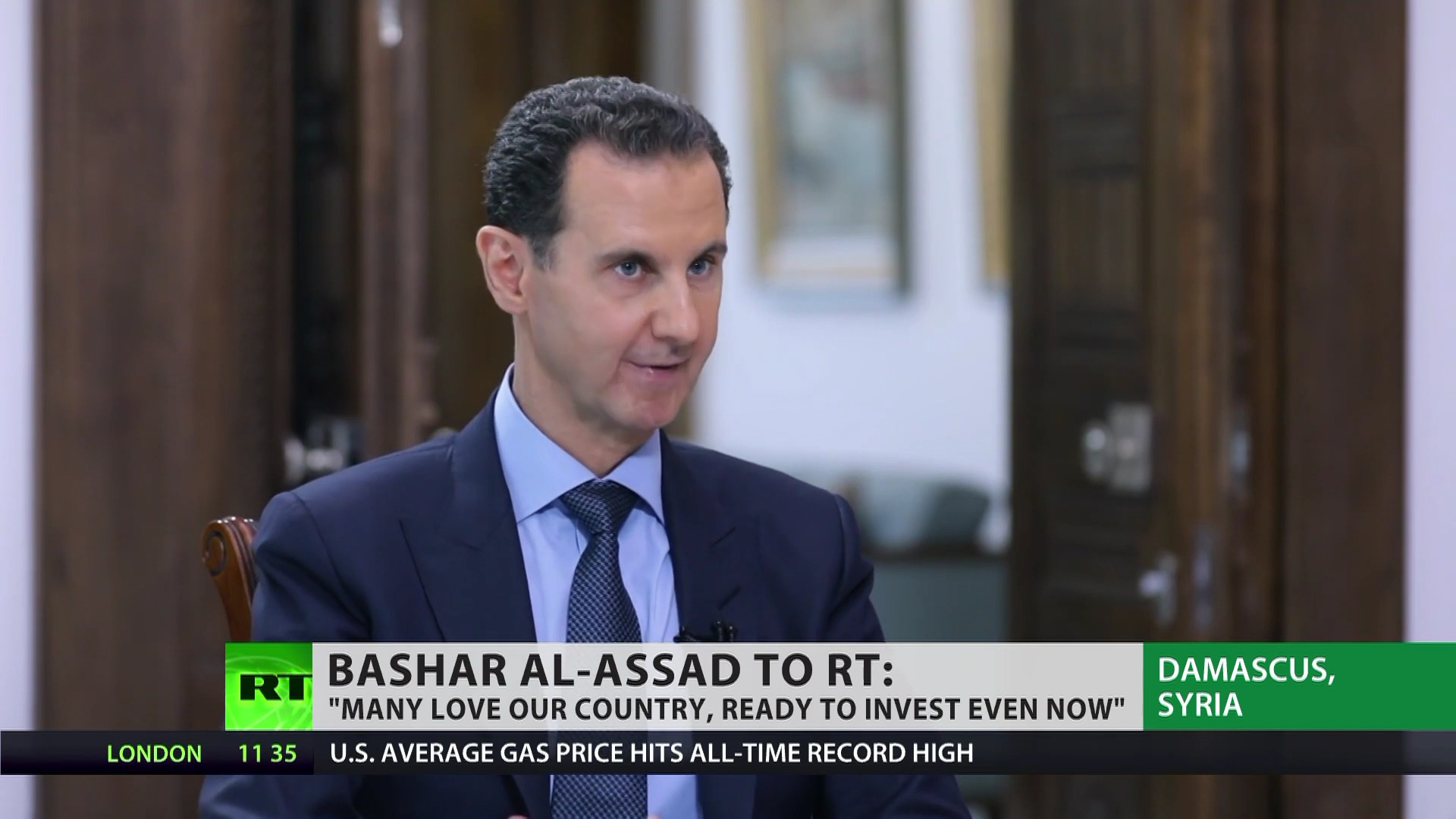 Bashar al-Assad explains why Syria is sticking with Russia | RT Exclusive