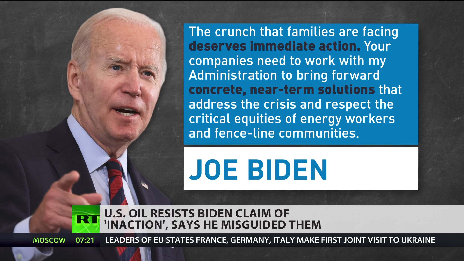 US Big Oil furious with Biden amid price hike