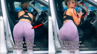 Thirsty Gym Girl Gets EXPOSED!!!