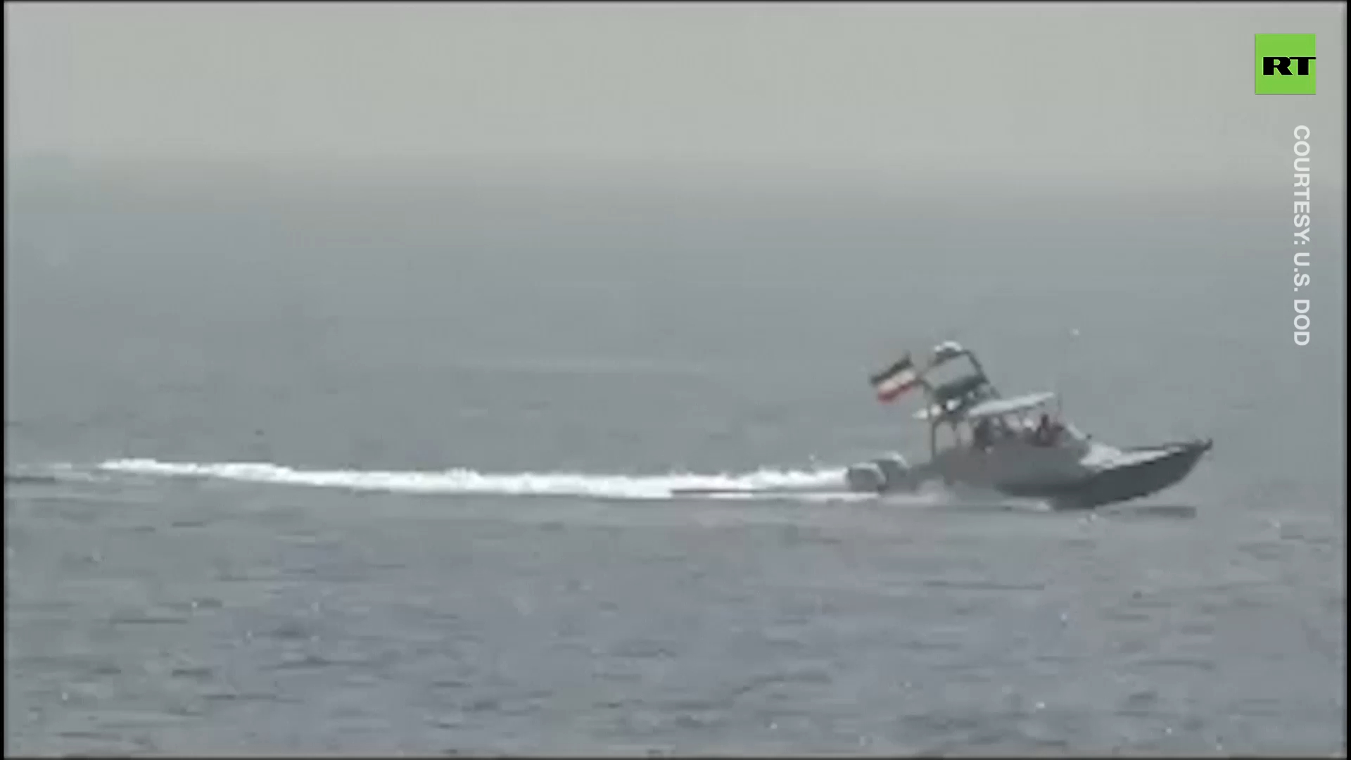 Tense sea encounter between Iran and US Navy