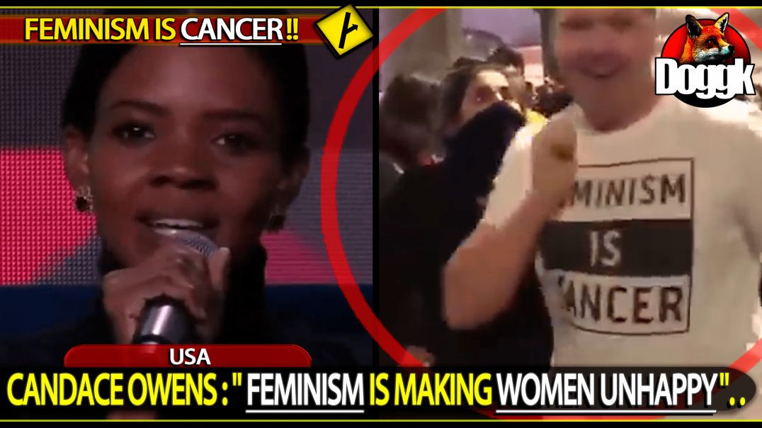 CANDACE OWENS : "FEMINISM IS MAKING WOMEN UNHAPPY".. (USA)