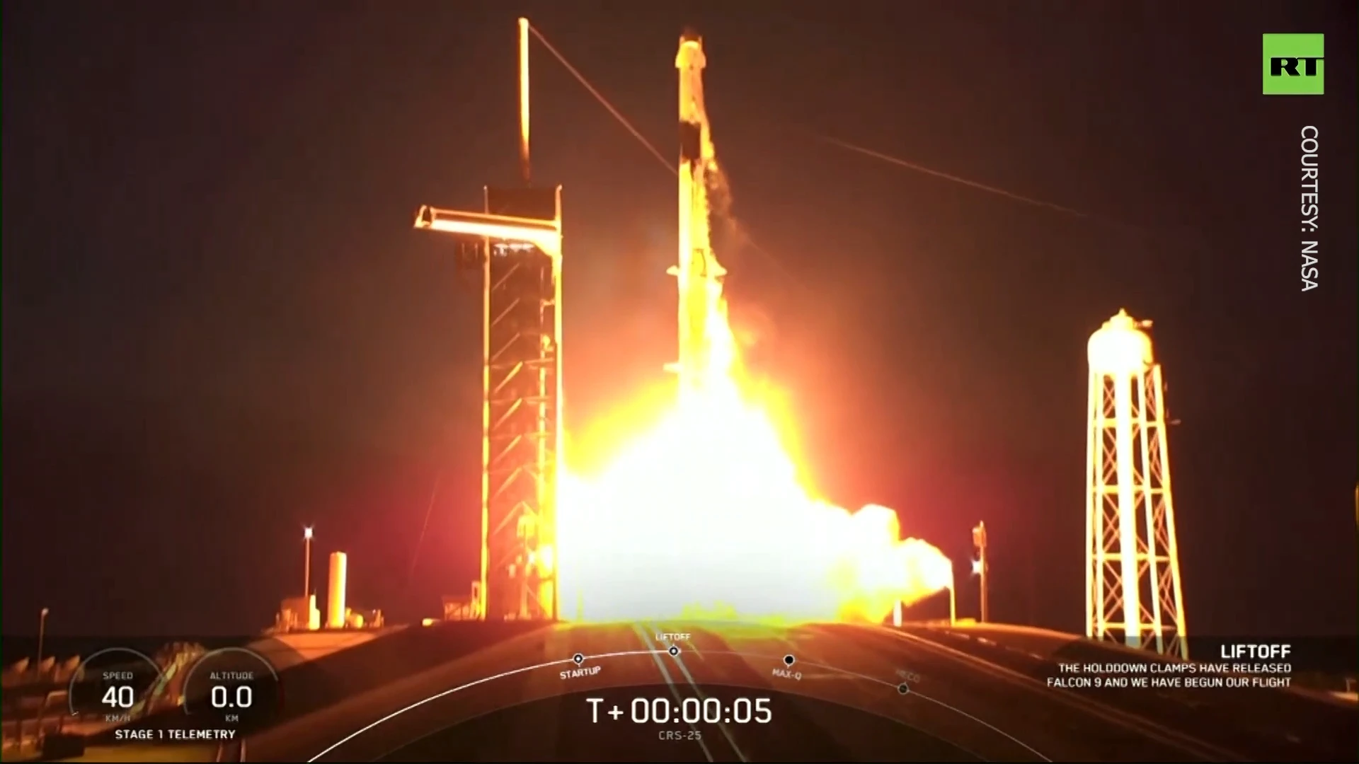 SpaceX launches cargo mission to Intl Space Station