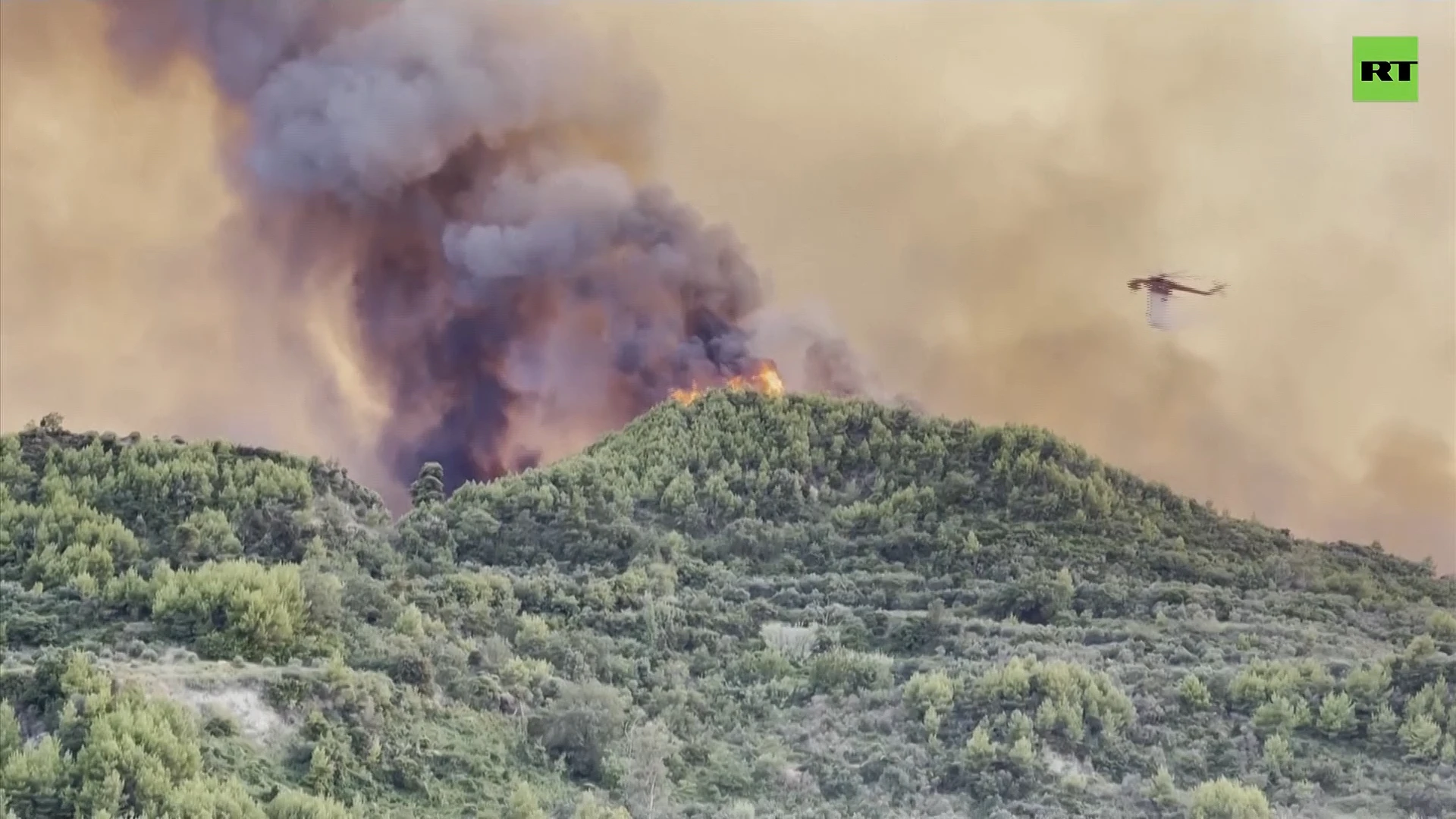 Major fire breaks out near Ancient Olympia archaeological site