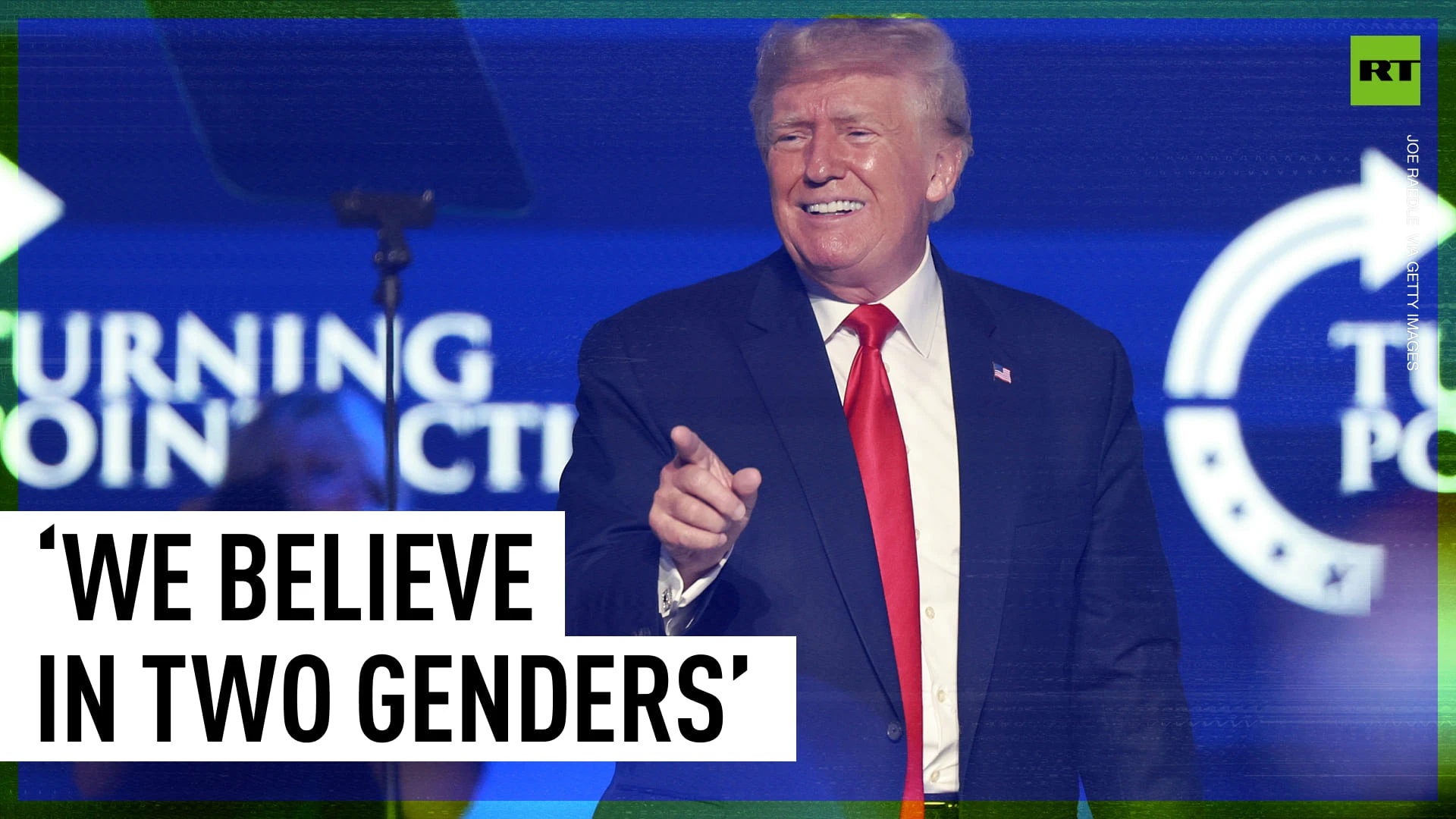 ‘We believe in two genders,’ says President Trump