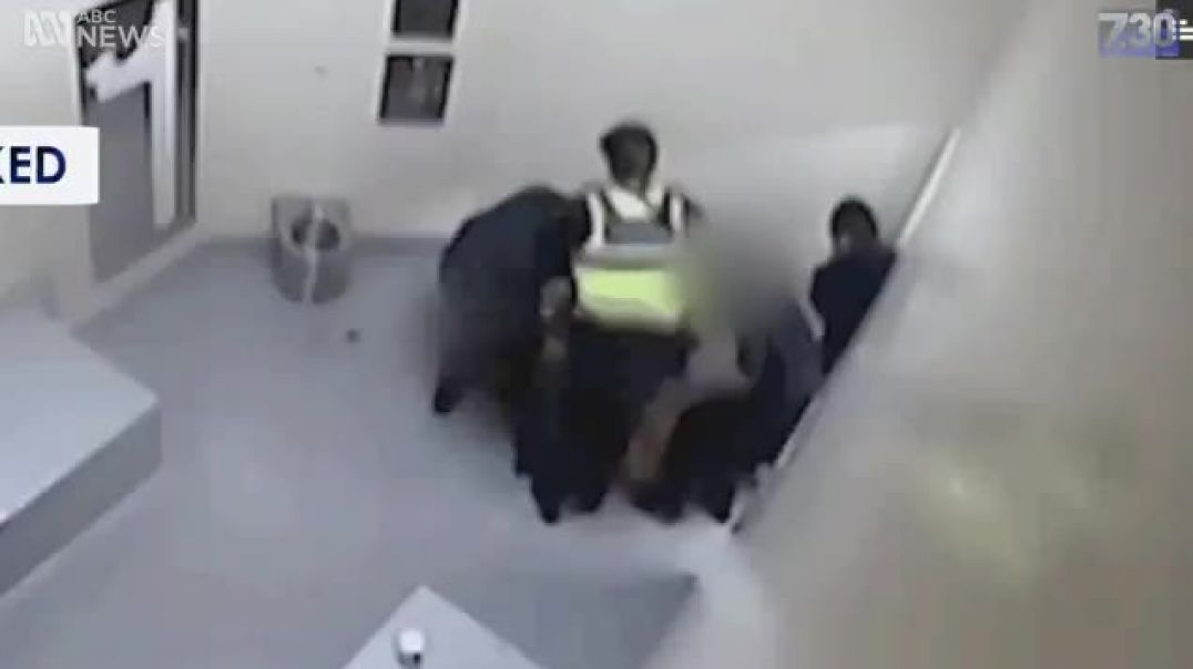 CCTV shows ex-policewoman Yvonne Berry being stripped, stomped on and capsicum-sprayed in Ballarat p