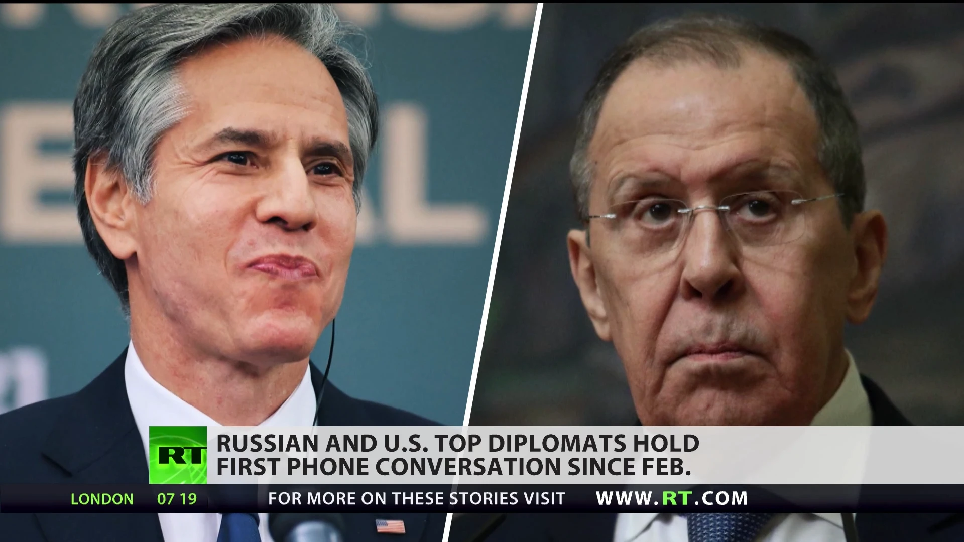 US and Russia hold first top level call since February