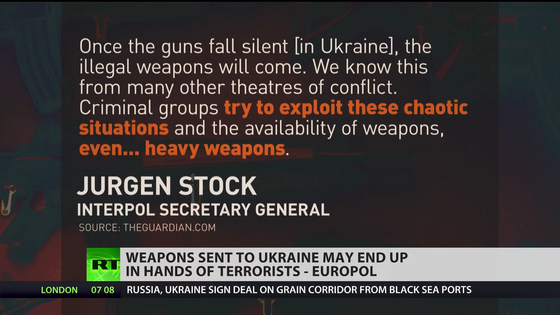 Terrorists may get their hands on weapons sent to Ukraine - Europol