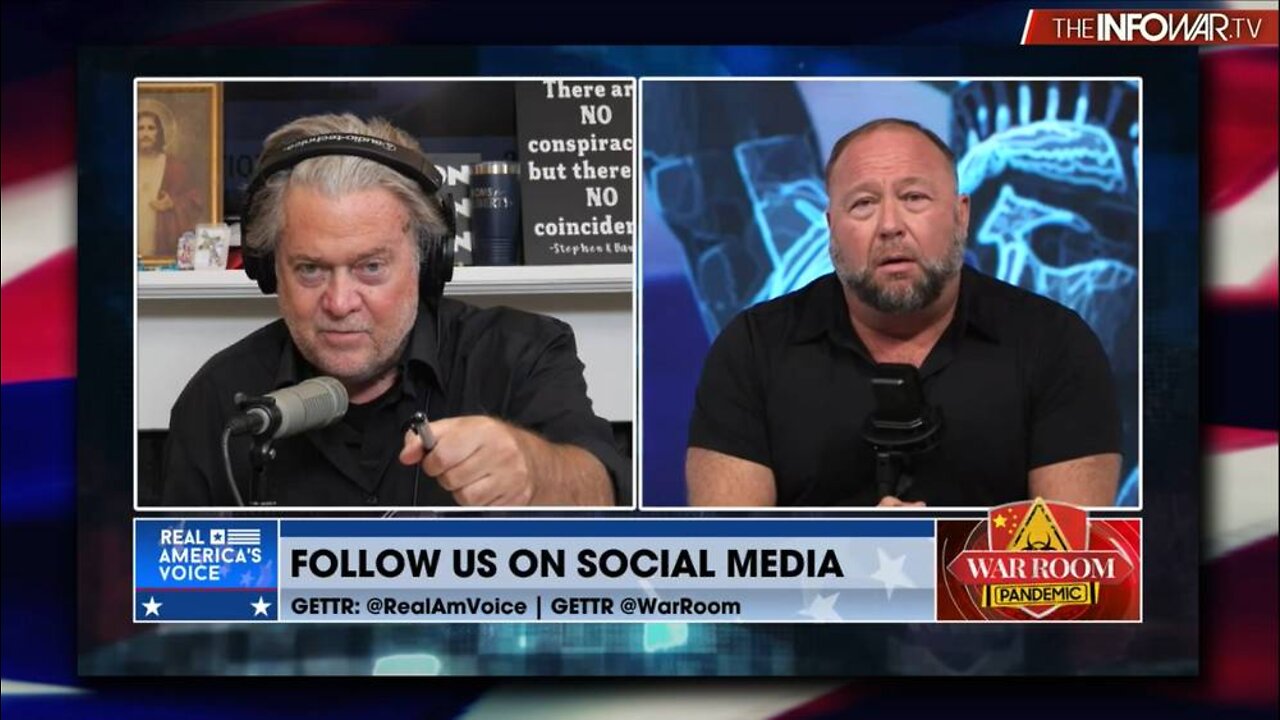 MEDIA BOMBSHELL : Steve Bannon Talks Great Reset With ALEX JONES