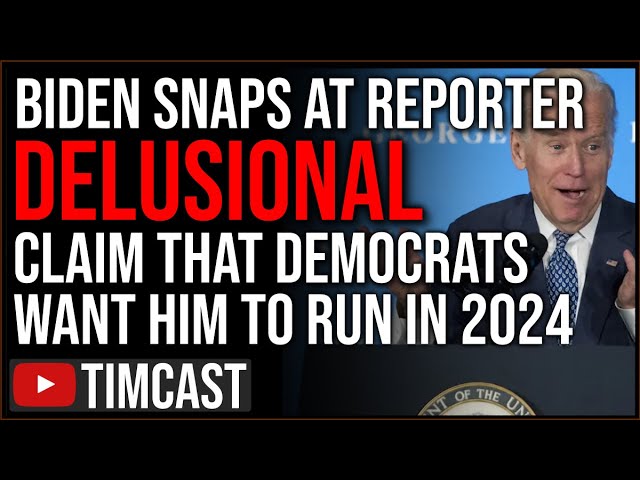 Biden ROASTED Over Pathetic LIE Saying Record Low Polling PROVED Democrats Want Him To Run In 2024