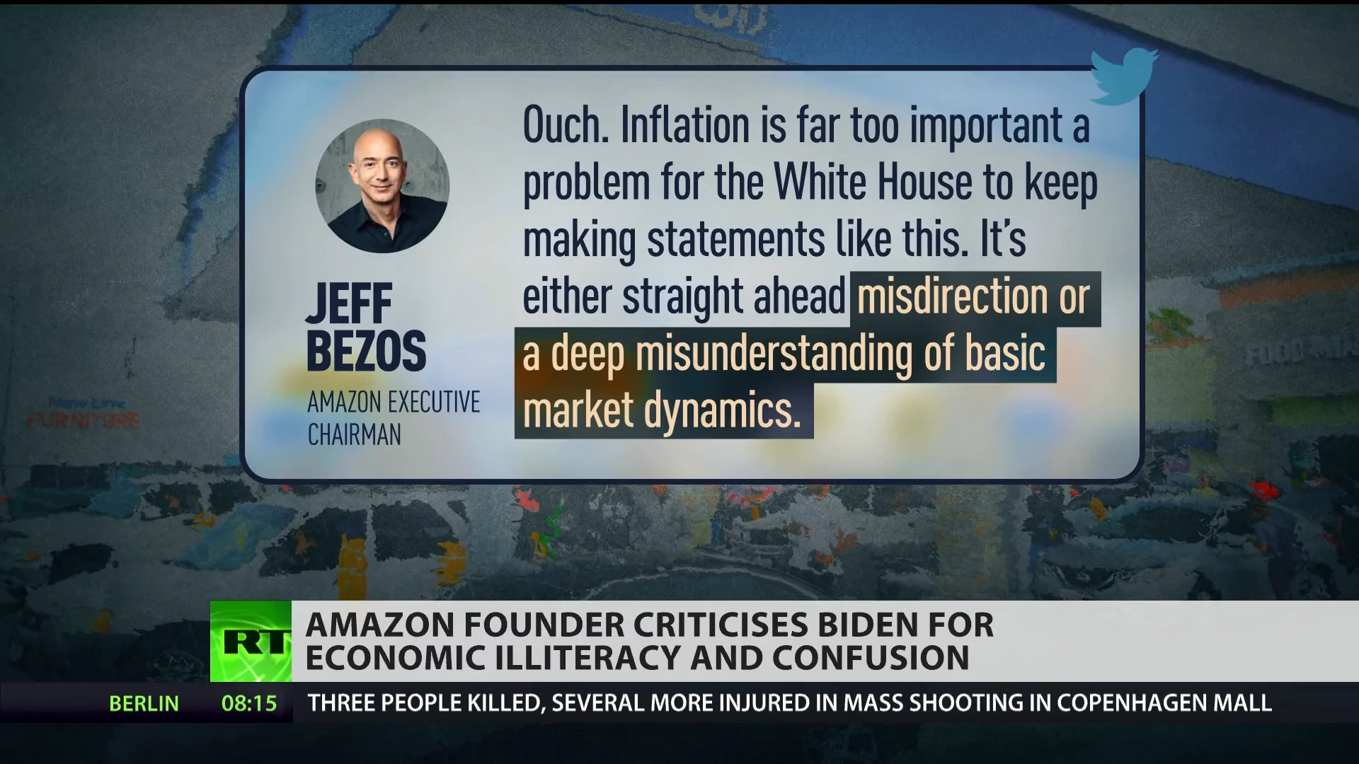 Bezos apparently supports oil and gas corporations preying on ordinary Americans - White House