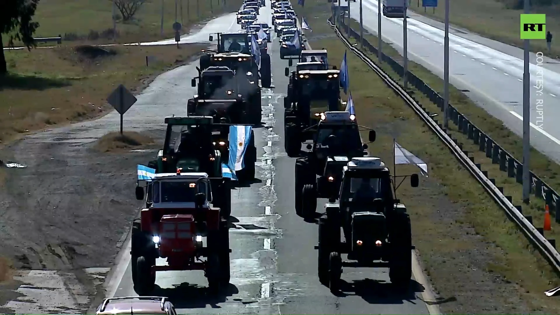 Tax pressure, scarcity of diesel: Farmers protest government policies in Argentina