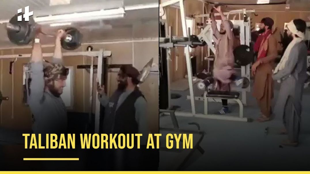 Taliban Workout At Gym In Kabul’s Presidential Palace - SHAMING THE GYM THOTS HAHA :D \G/