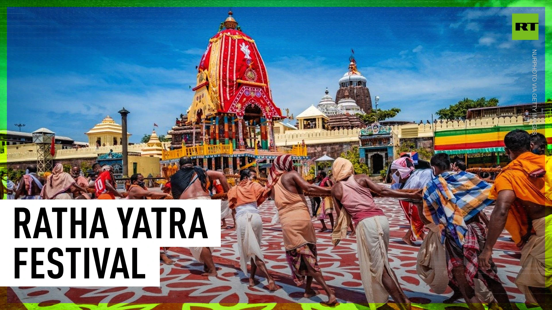 Hindu chariot celebration sees thousands gather in Puri, India