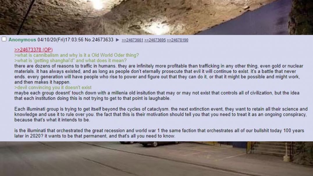 4chan story - _x_ - The Trafficking Tunnels