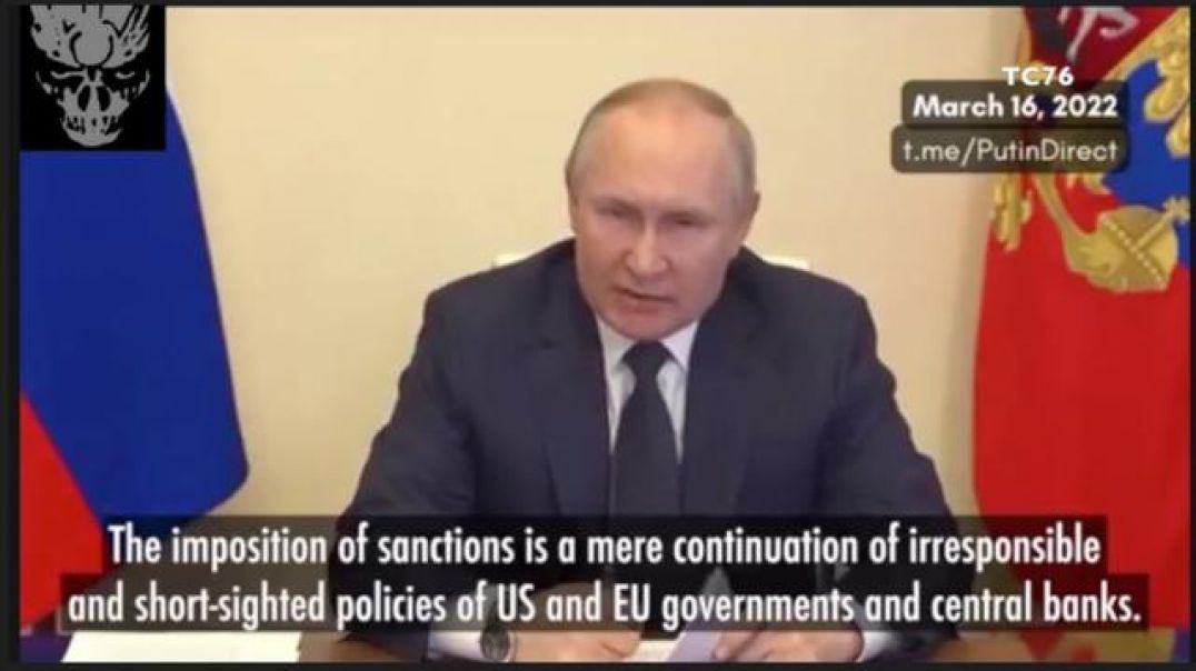 PUTIN URGENT MESSAGE TO CITIZENS OF THE WEST