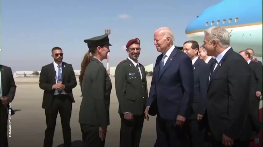 'What do I do now?' - Biden asks for instructions at Ben Gurion Intl Airport