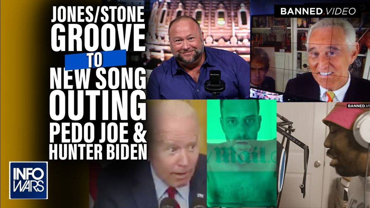 Alex Jones & Roger Stone Groove to New Rap Outing Pedo Joe and Hunter Biden