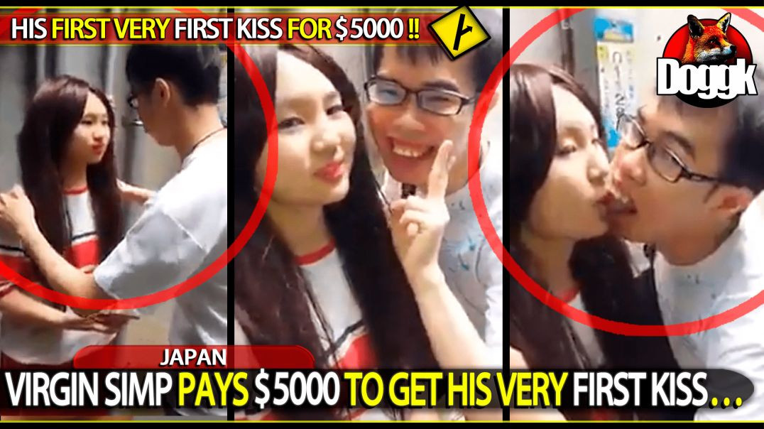 VIRGIN SIMP PAYS $5000 TO GET HIS VERY FIRST KISS.. (JAPAN)