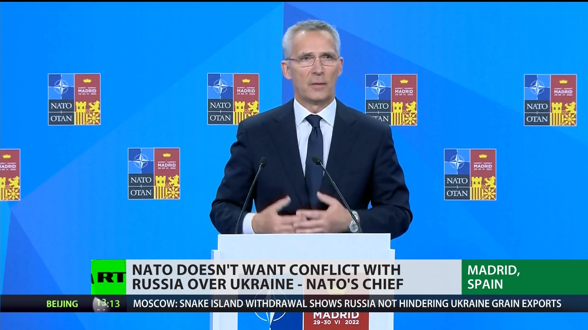 NATO dubs China 'strategic threat,' doesn't want conflict with Russia