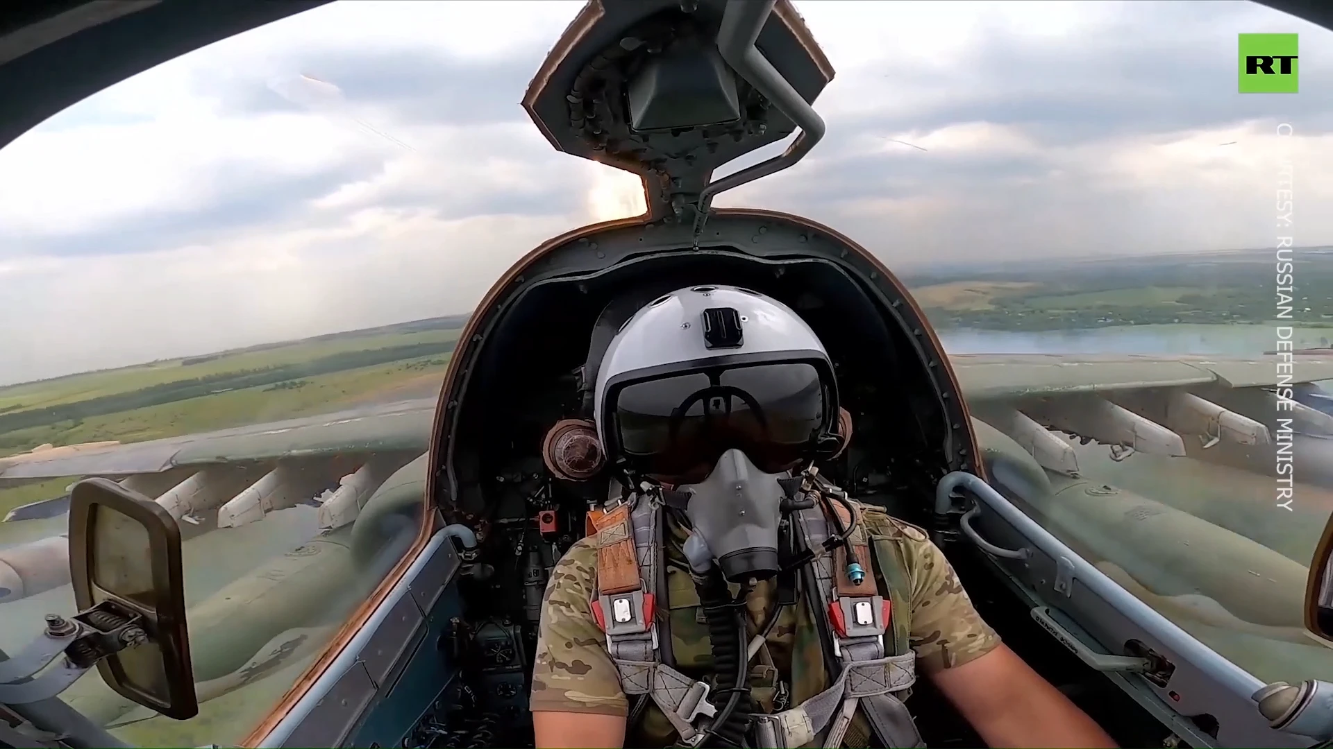 Sukhoi Su-25 jets in action