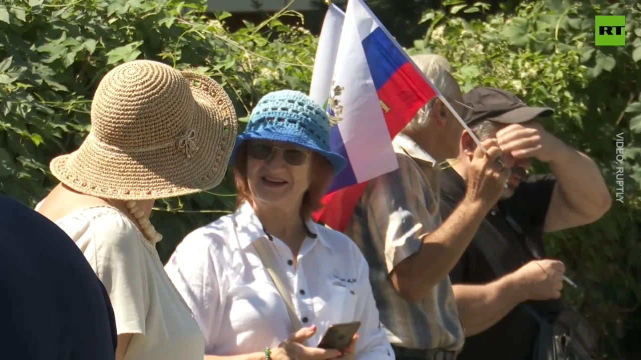 Dozens rally outside Russian embassy in Sofia