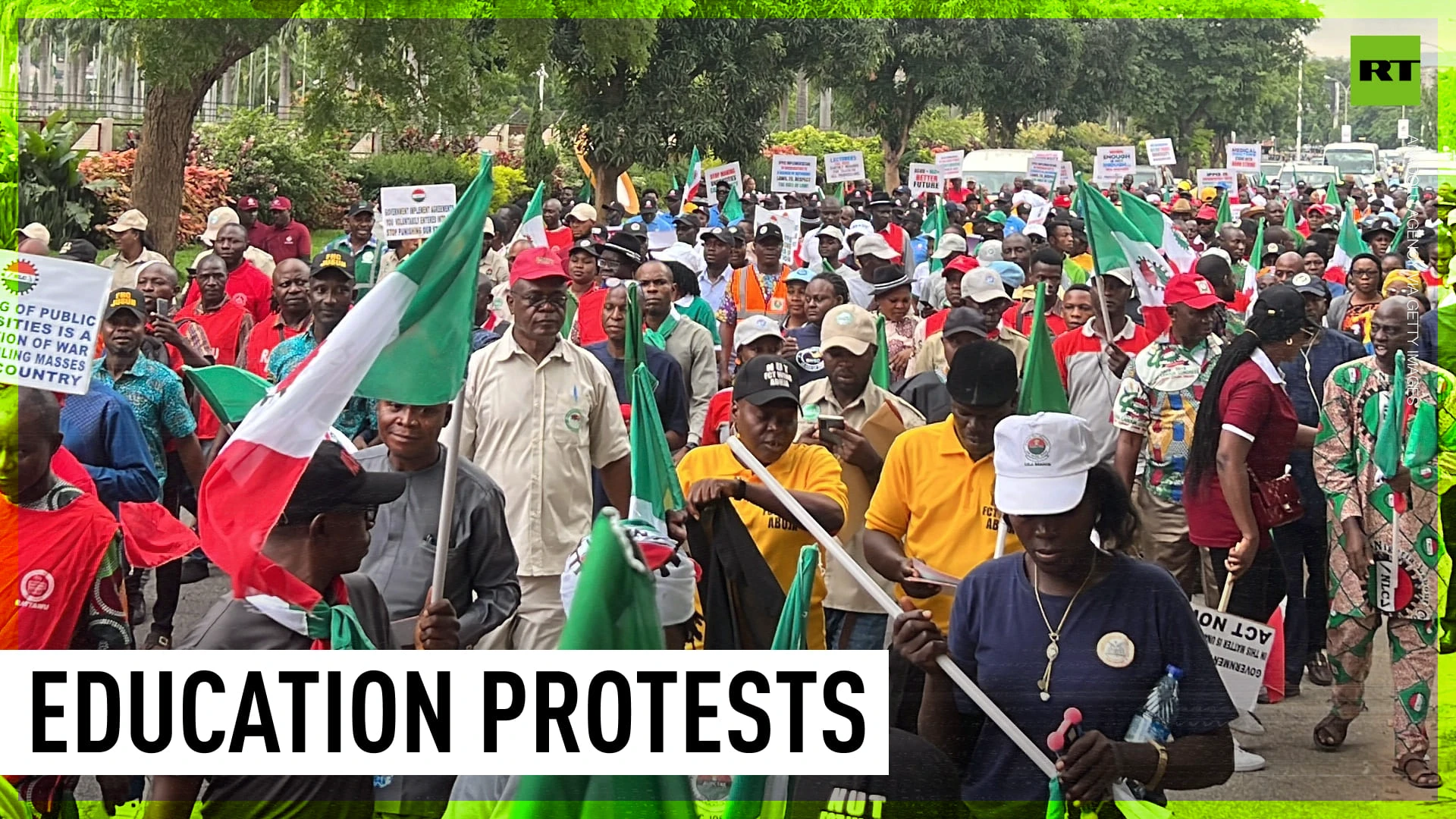 Nigerian unionists take education protests to National Assembly