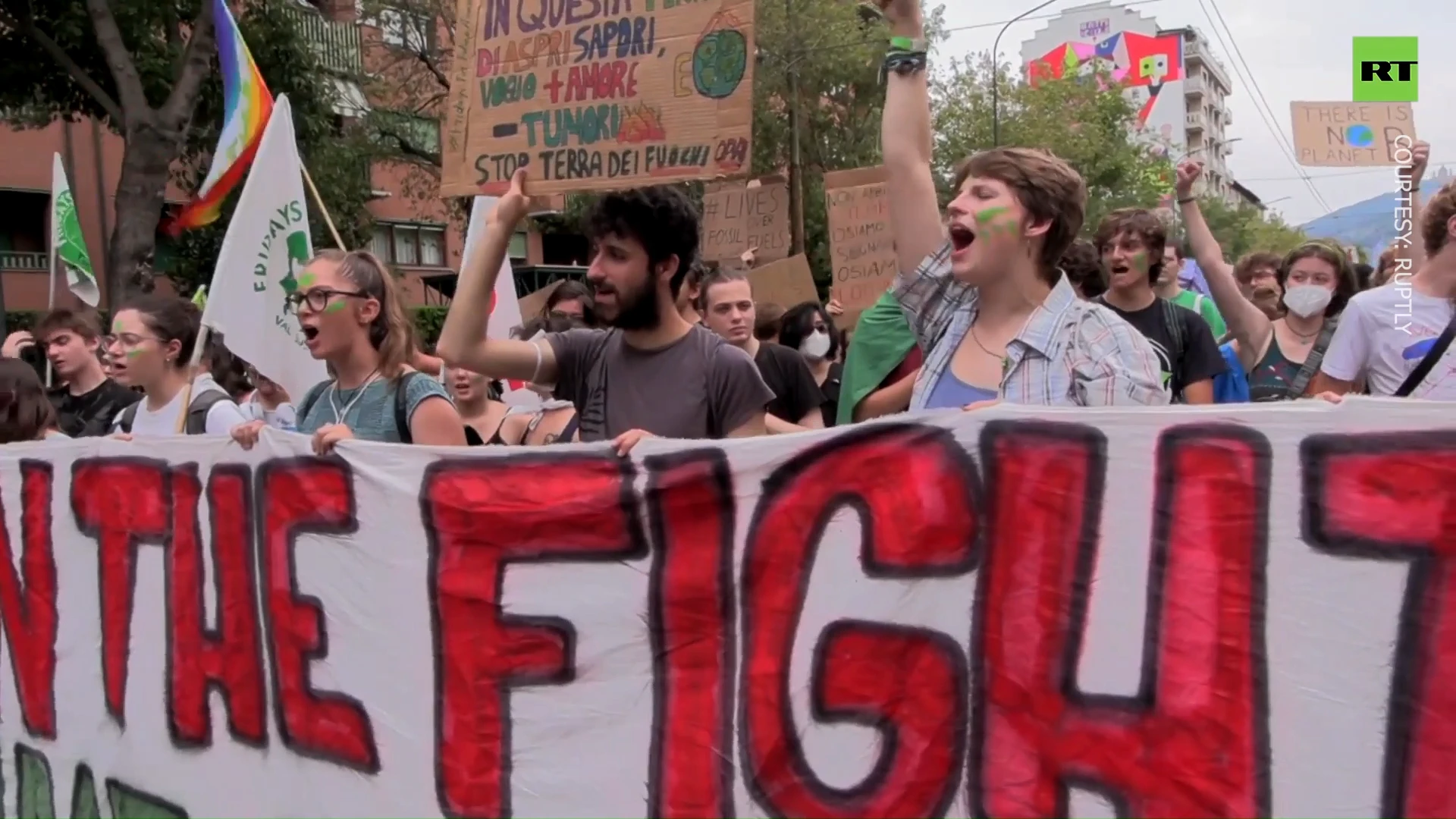 ‘Act Now!’ Fridays For Future activists rally in Turin