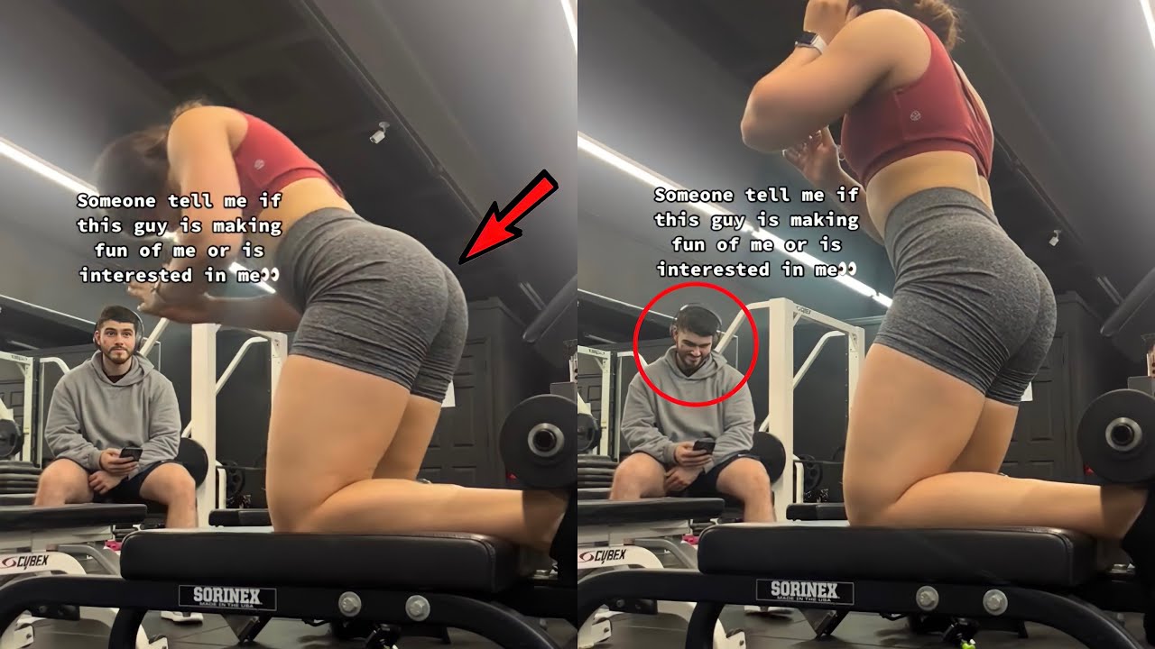 Thick White Girl Approaches Man In Gym, Then THIS Happened…