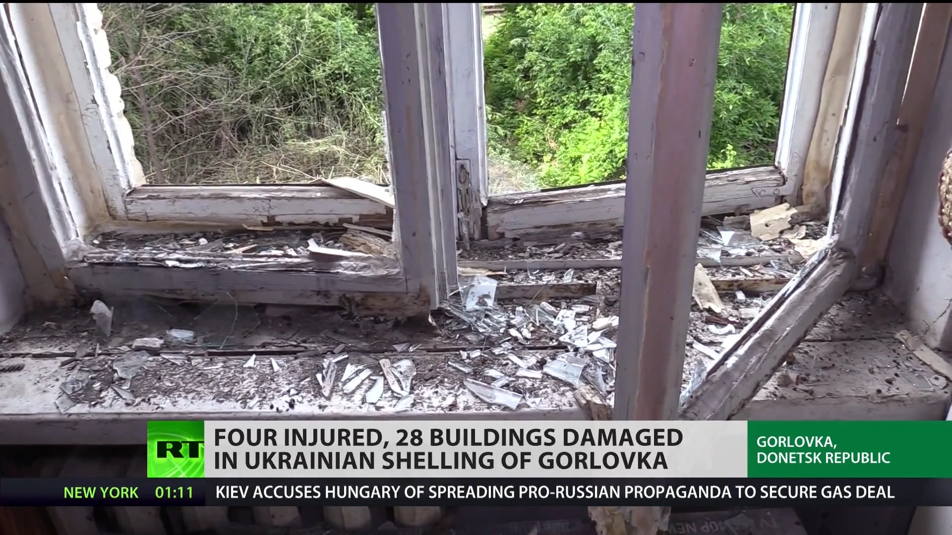 Ukrainian shelling leaves four injured and dozens of building damaged in DPR