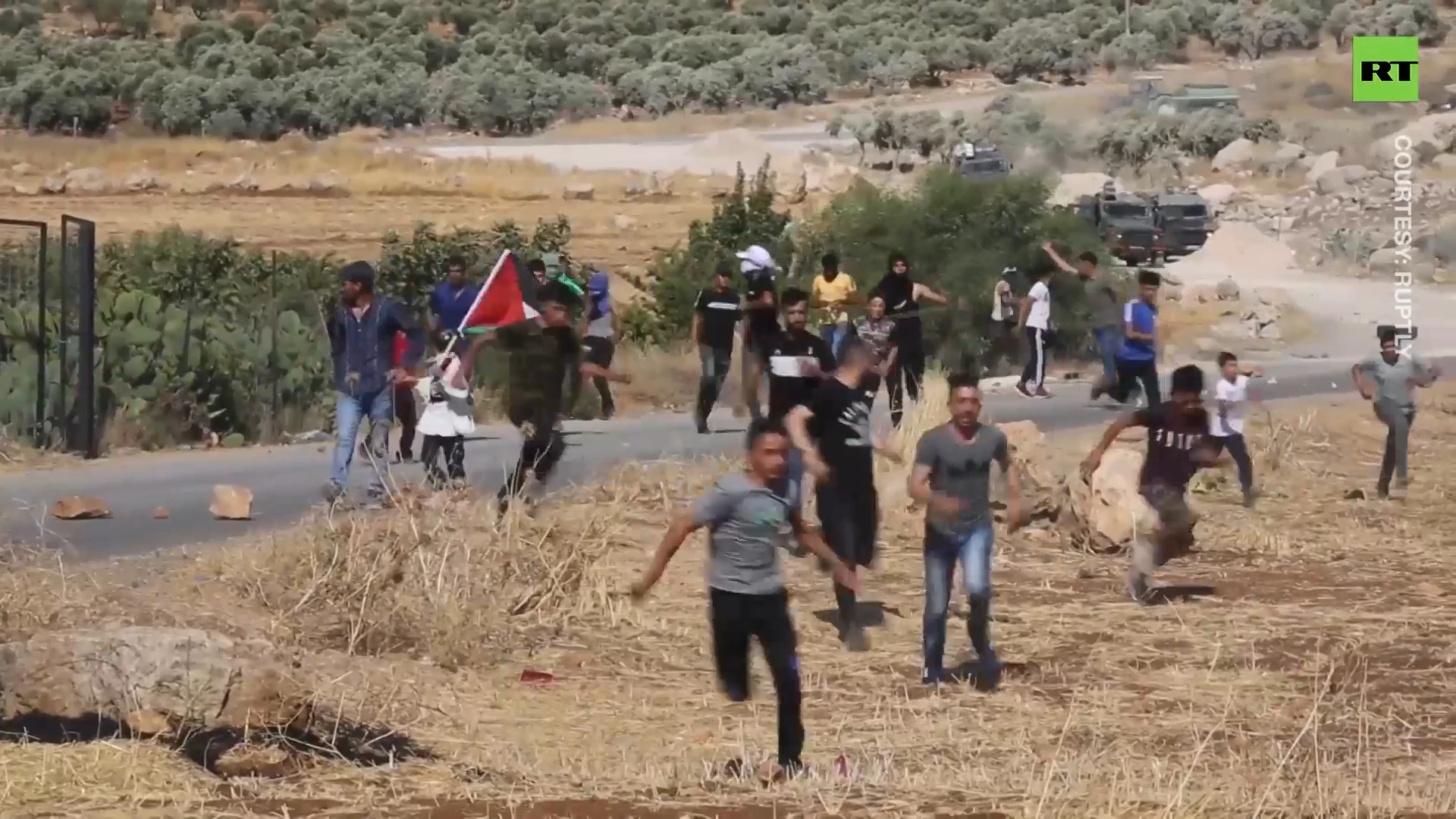 Israeli soldiers clash with protesters ahead of Biden's visit