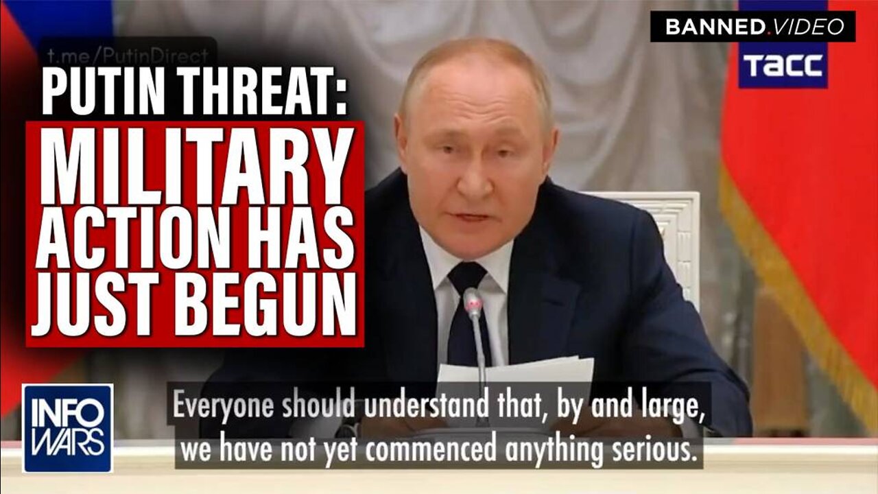 Putin Threatens 'Military Operations in Ukraine Have Just Begun'