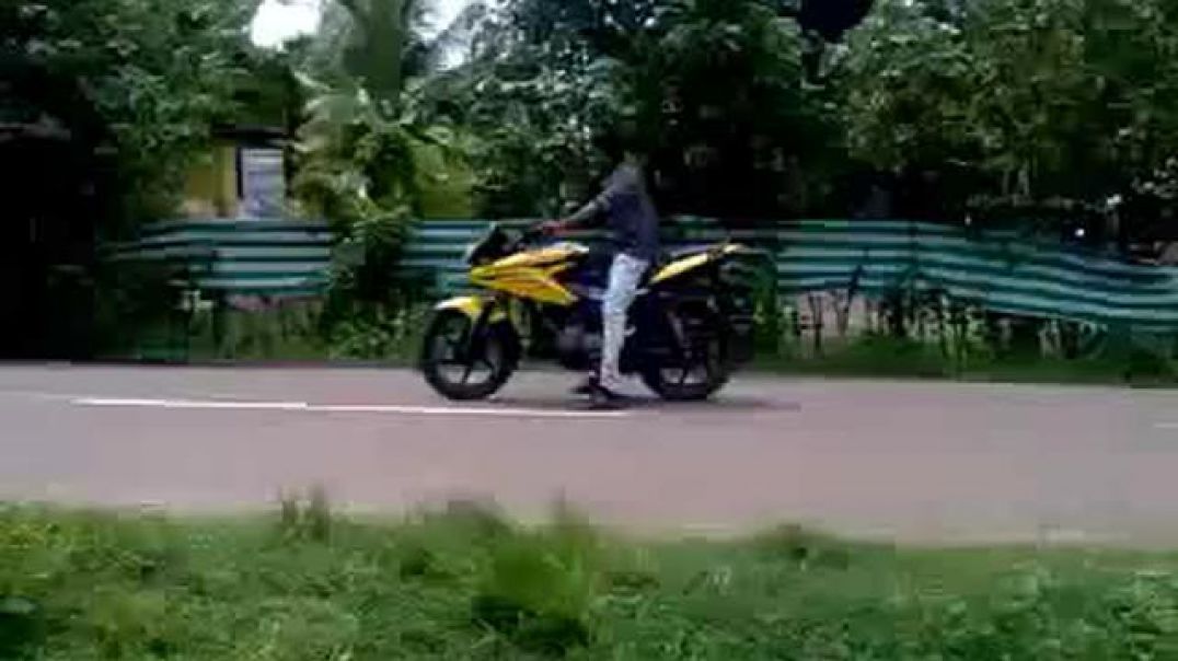 Cut him some slack, it was his first motorcycle trick...wait for it...???