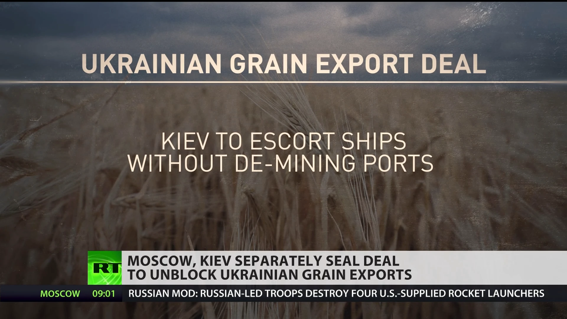 ‘Beacon of hope’ | Russia & Ukraine sign deal to unblock grain exports