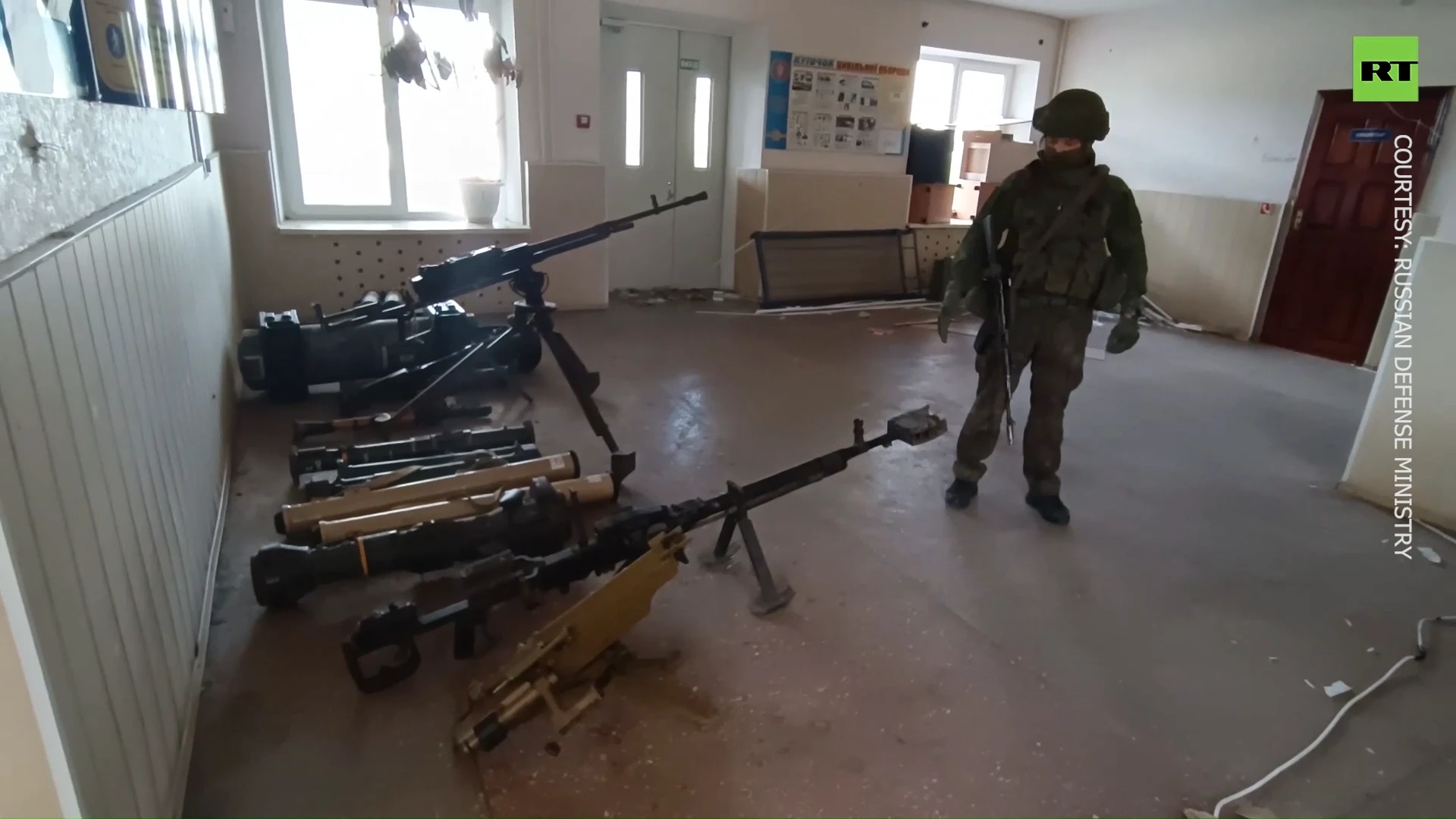 Foreign-made weaponry captured in Ukraine