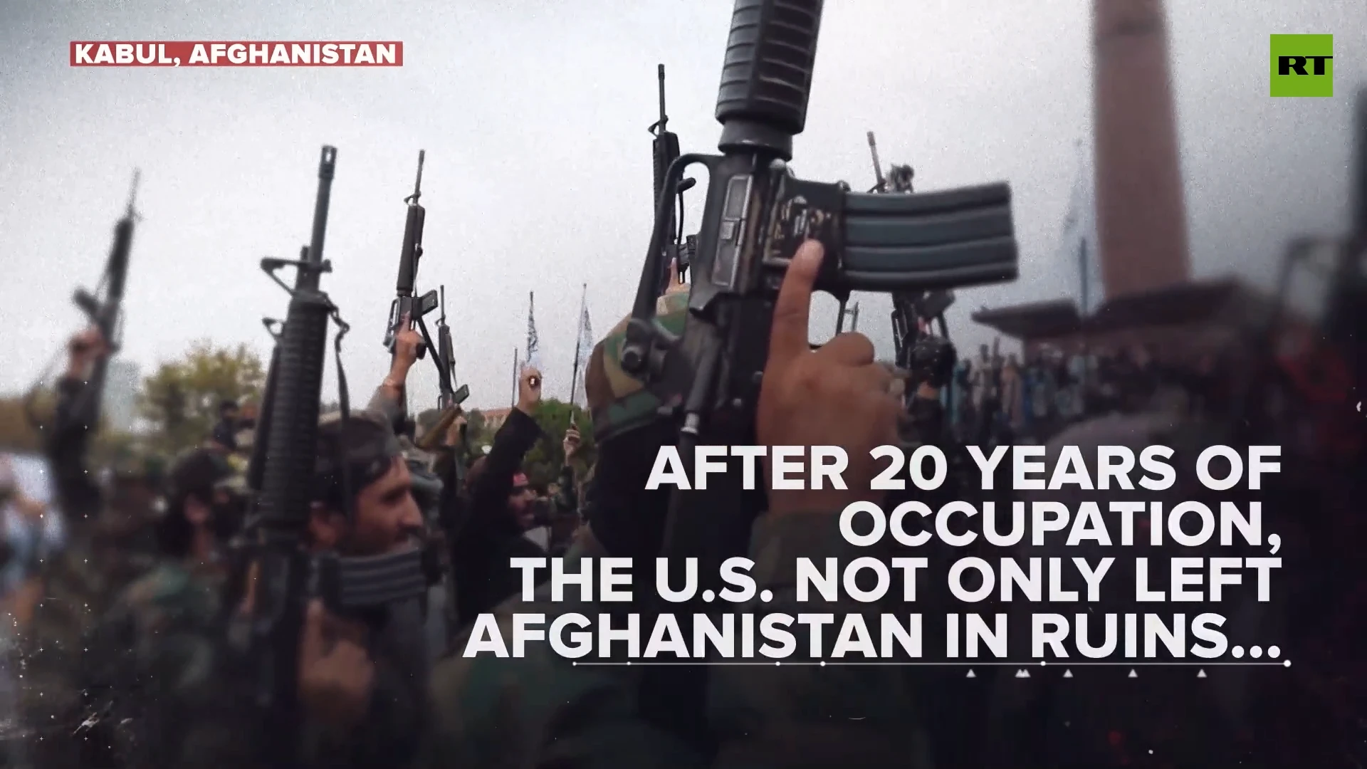 20yrs of US occupation: Afghanistan in ruins, money frozen