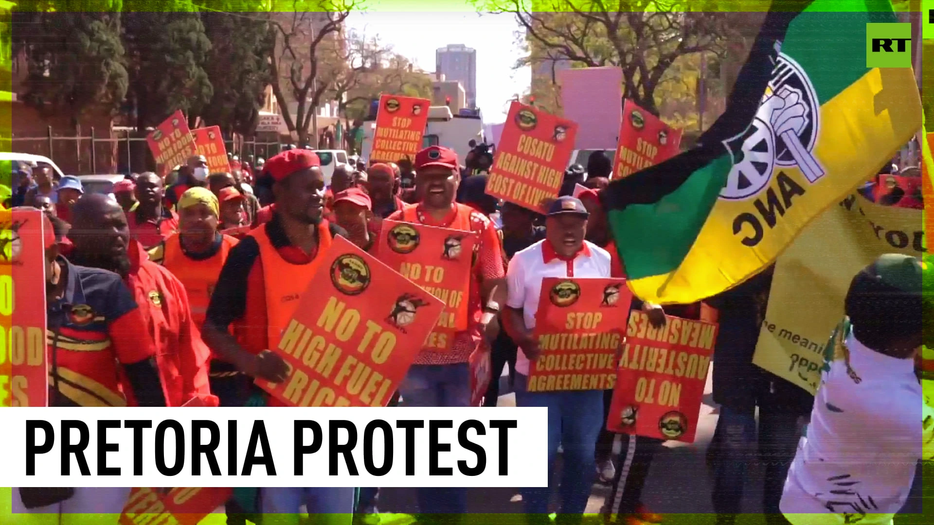 ‘We’re unable to survive’: Protesters rally over soaring prices in S. Africa