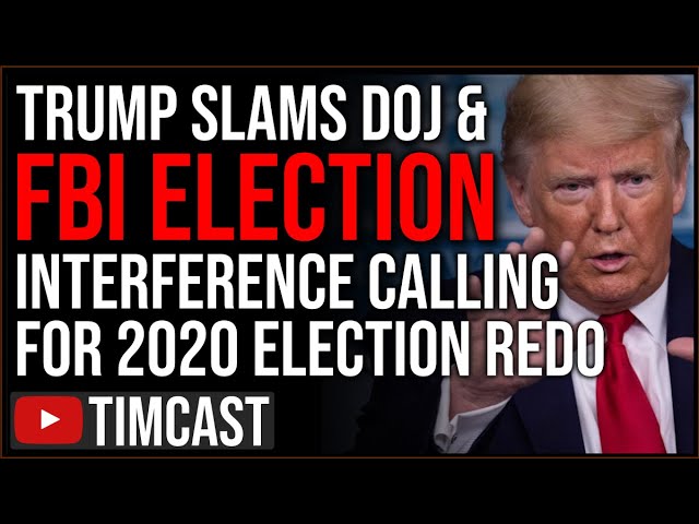 Trump DEMANDS 2020 Election Do Over OR To be Instated As President After 'FBI Election Interference'