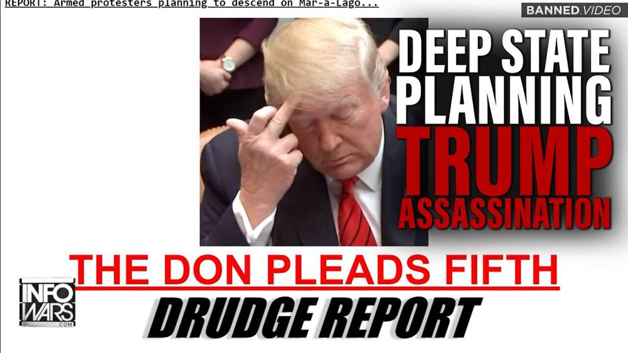 BREAKING: Deep State Planning Trump Assassination Ahead of America's Destruction