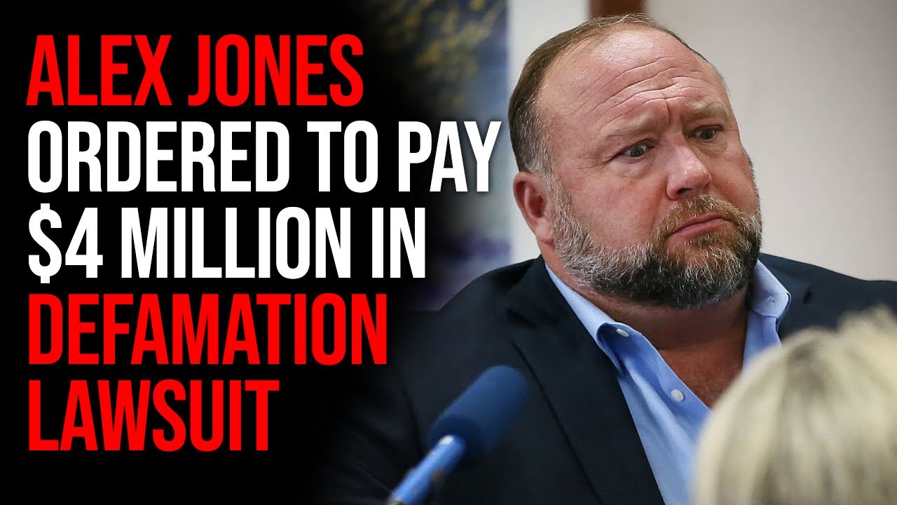 Alex Jones Ordered To Pay $4 Million In Defamation Lawsuit