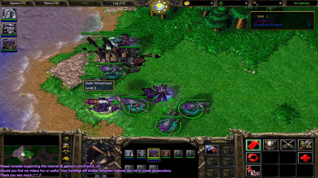 warcraft3 classic undead micro practice again