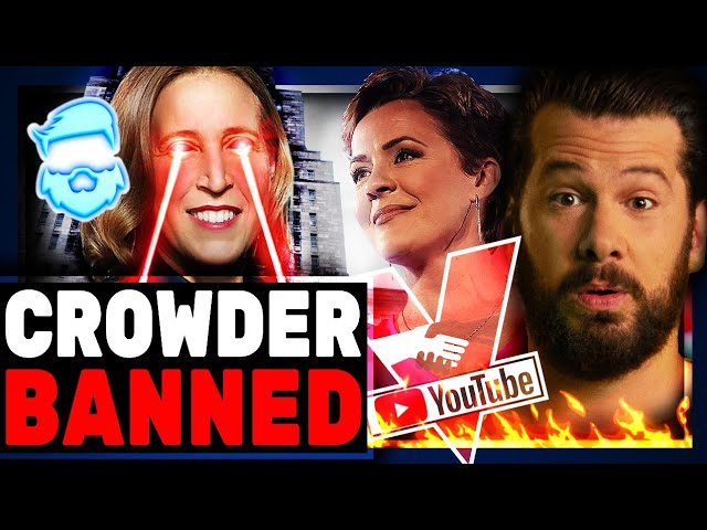 Steven Crowder BANNED From Youtube & LibsOfTikTok Also BANNED! Louder With Crowder Banned!