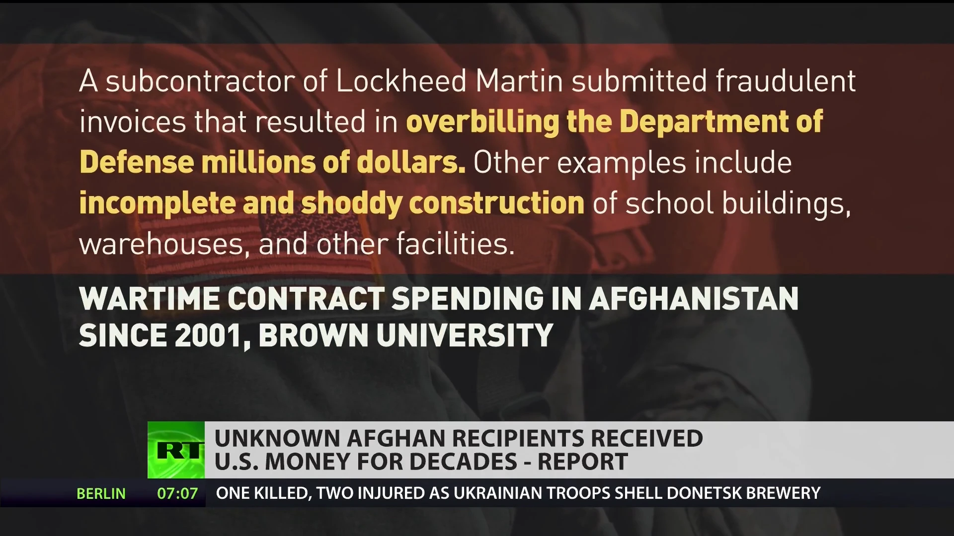 US showered money on unknown recipients in Afghanistan for decades – report